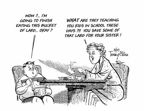 'What are they teaching you in school?!'