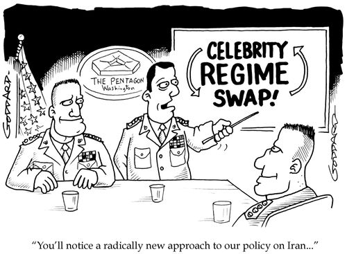 'You'll notice a radically new approach to our policy on Iran.'