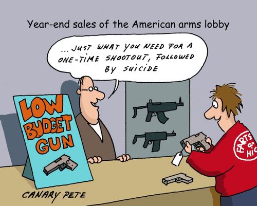 Year-end sales of the American arms lobby
