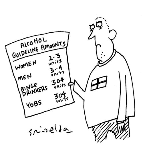 Alcohol Guideline Amounts: Yobs 304 units.