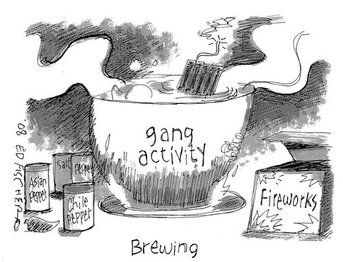 Gang Activity: Brewing.