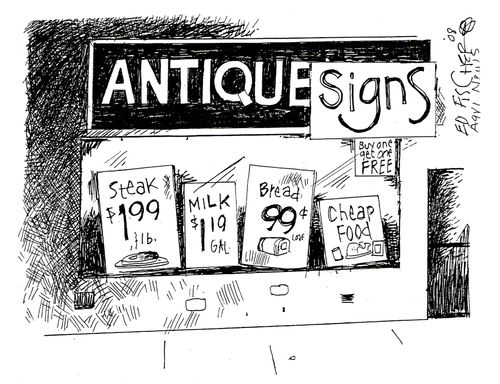 Food prices.