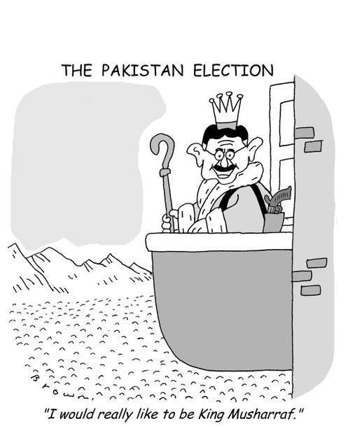 Pakistan's Musharraf would like to be King