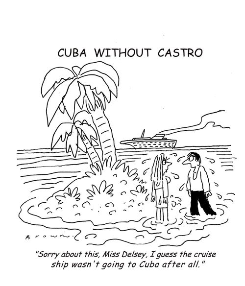 Tourism in Cuba without Castro.
