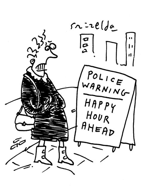 Police Warning - Happy Hour Ahead