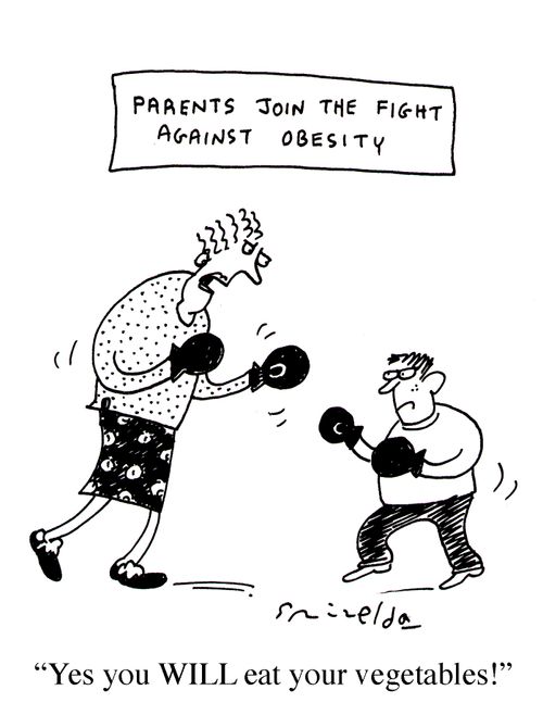 Parents Join The Fight Against Obesity - 'Yes you WILL eat your vegetables!'