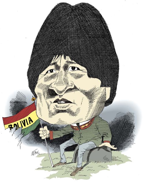 Evo Morales.