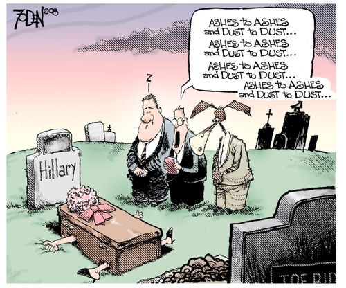 Hillary Funeral?