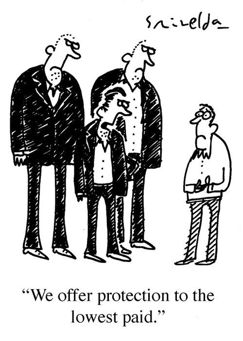 Loan Sharks - 'We offer protection to the lowest paid.'
