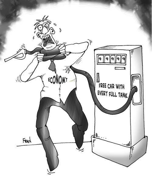 Petrol prices.