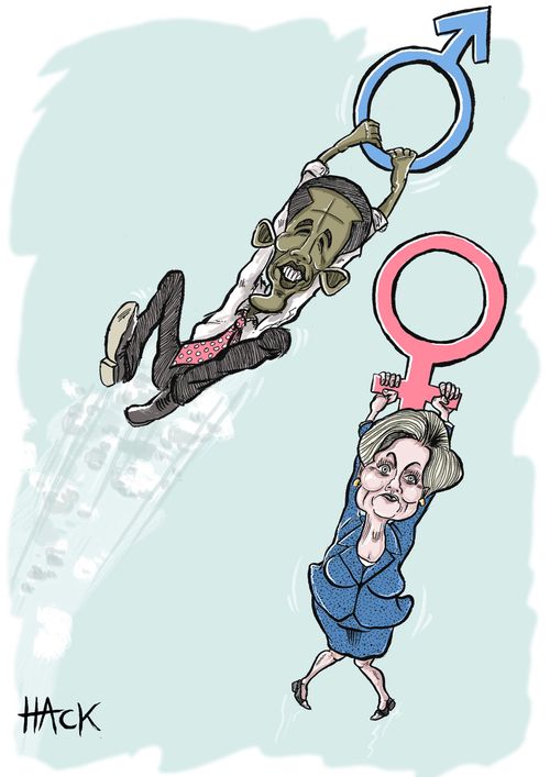 Obama vs. Clinton.