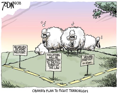 Violators will be prosecuted - Obama's plan to fight terrorism.