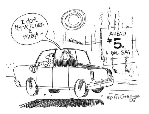"I don't think it was a mirage..."