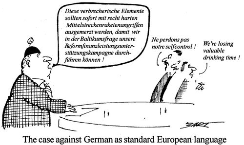 The case against German as standard European language.