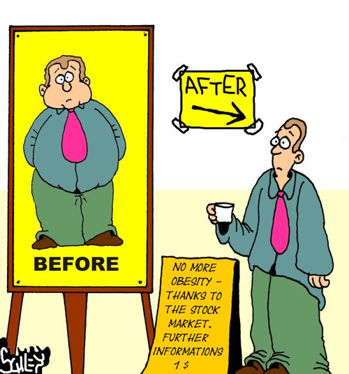 No more obesity - thanks to the stock market!
