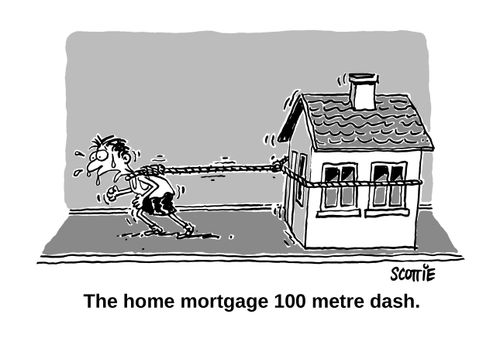 The home mortgage 100 metre dash.