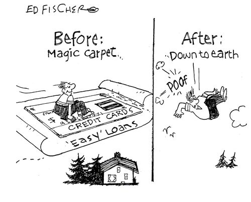 Credit card debt.