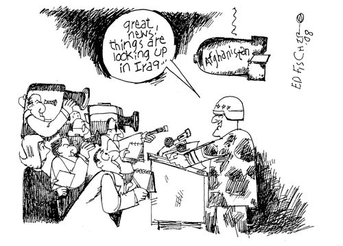 "Great news, things are looking up in Iraq!"