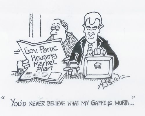 'You'd never believe what my gaffe is worth...'