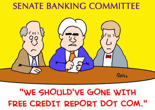 "We should've gone with Free Credit Report Dot Com."