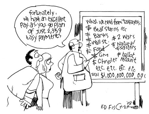 "Fortunately, we have an excellent pay-as-you-go plan of just 2,359 easy payments."