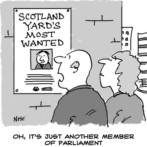 "Oh, it's just another Member of Parliament."