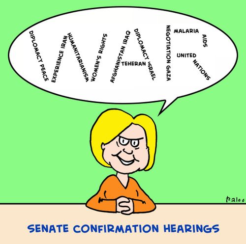 War, Senate Confirmation Hearings.