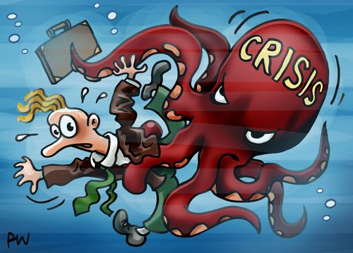 Caught up by the Crisis.