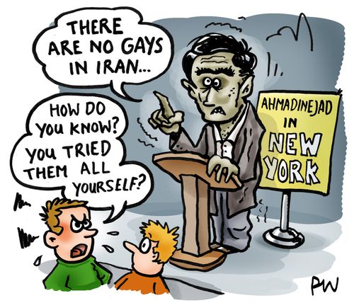 Ahmadinejad in New York.