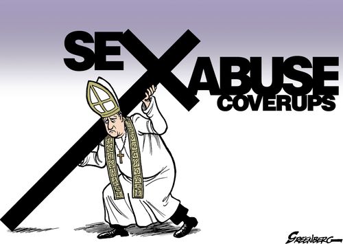 The Pope holds up the sex abuse coverups.