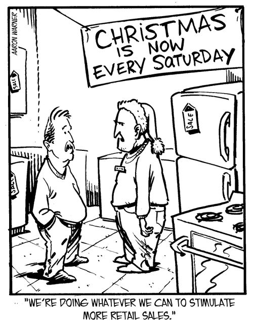 'We're doing whatever we can to stimulate more retail sales.'
