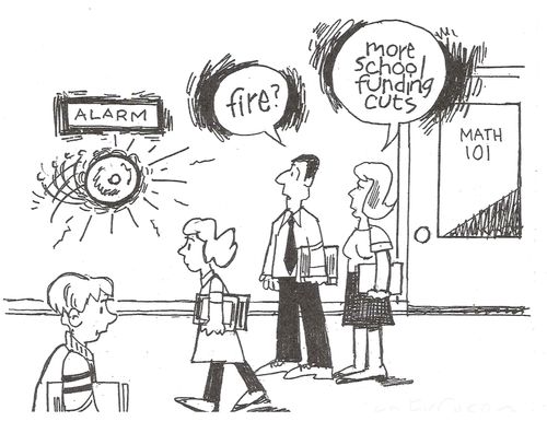 School funding cuts...