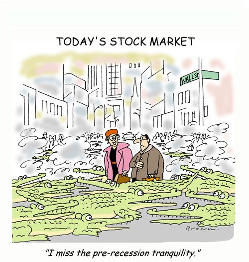 "I miss the pre-recession tranquility."