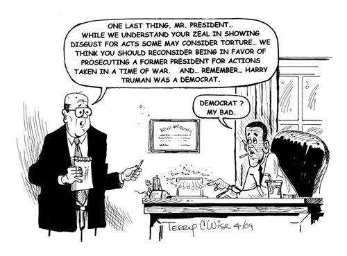 Old administration and torture.