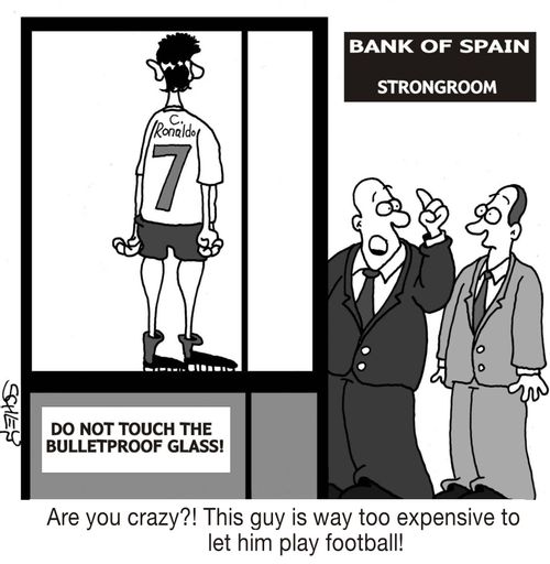 'Are you crazy?! This guy is way too expensive to let him play football!'