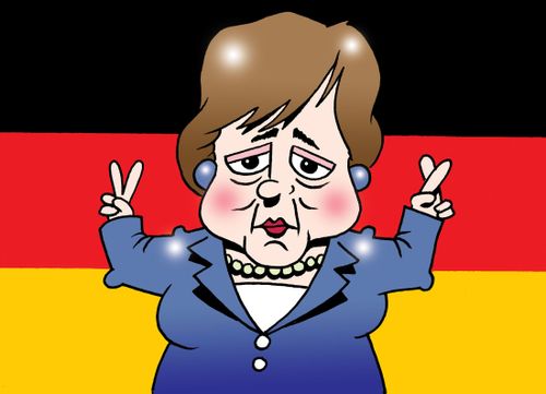 Angela Merkel.