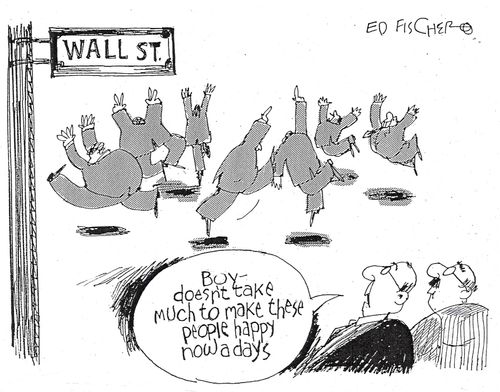 Jumping Wall Street.
