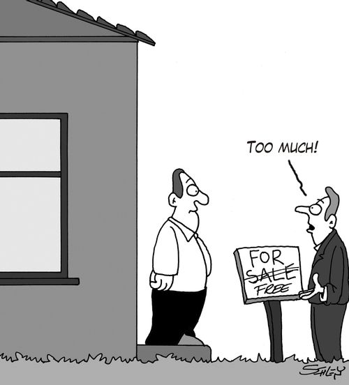 House for free - 'Too much'!