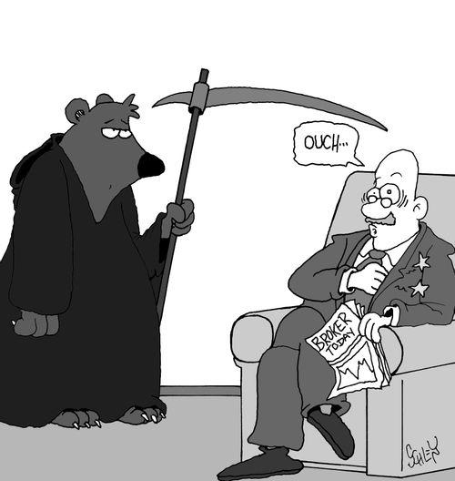 Death of a broker.