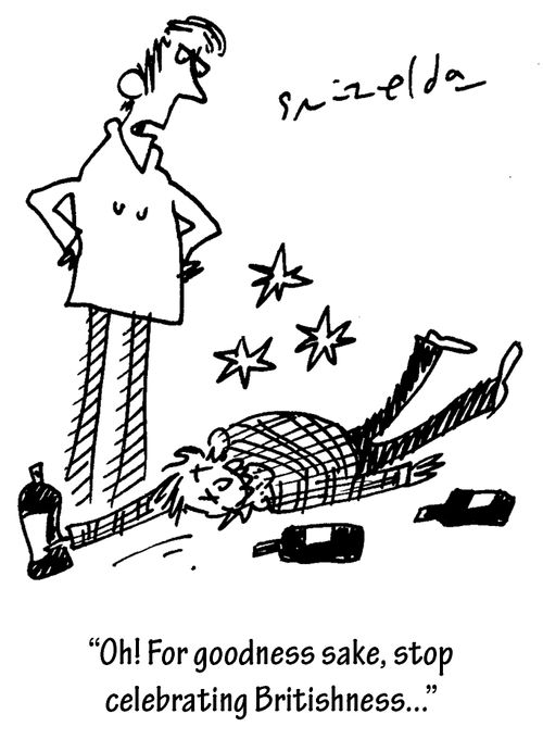 'Oh! For goodness sake, stop celebrating Britishness...'