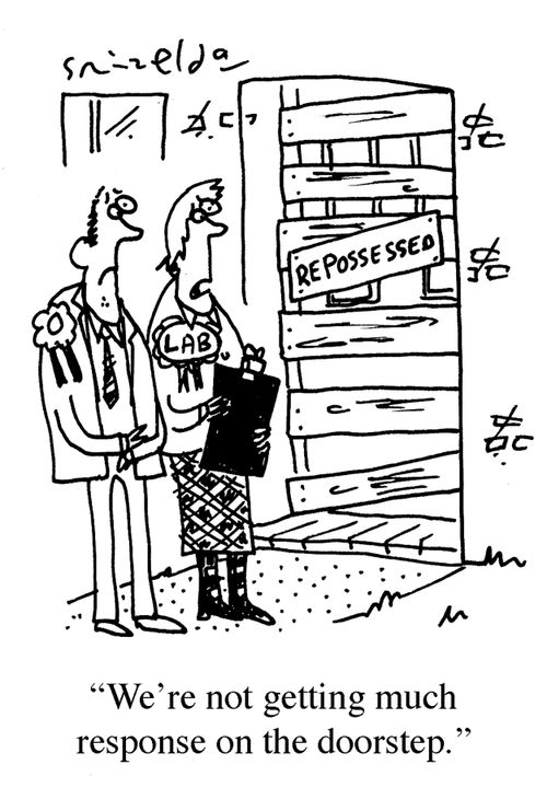 'We're not getting much response on the doorstep.'