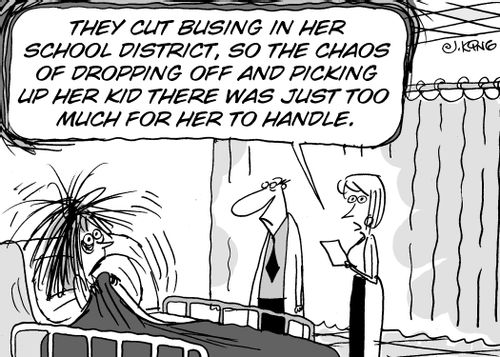 School busing cutbacks