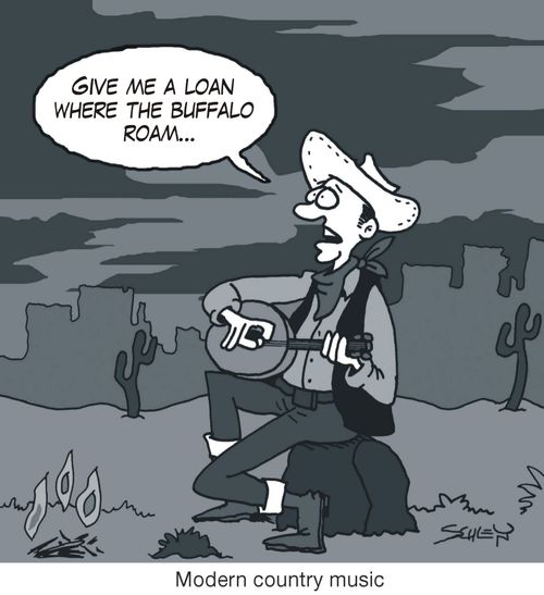 'Give me a loan where the Buffalo roam...'