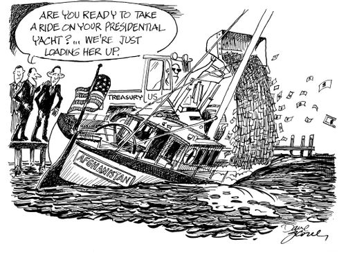 'Are you ready to take a ride on your Presidential yacht? ... We're just loading her up.'