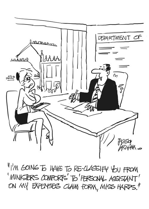 'I'm going to have to reclassify you on my expenses form.'