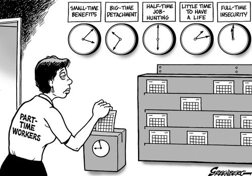 Part-time workers.