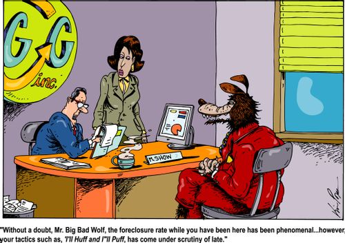 Big Bad Wolf Foreclosure.