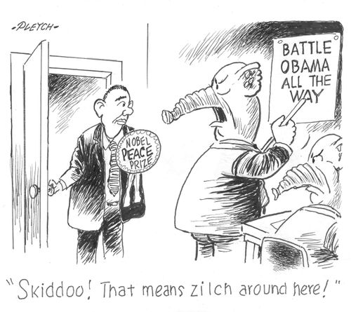 'Skiddoo! That means zilch around here!'