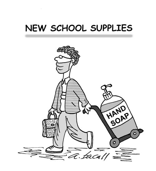 New school supplies.