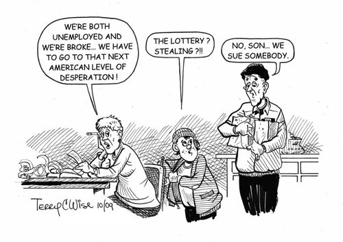 "We're both unemployed and we're broke...we have to go to that next level of American desperation."